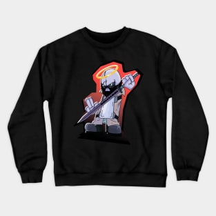 fnf madness combat jebus graffiti Crewneck Sweatshirt